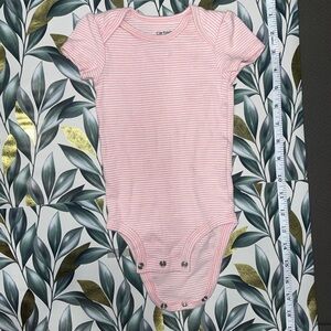 Carter's Soft Pink Striped Bodysuit